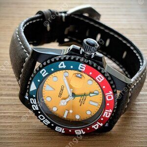 Full Automatic Diver Sub GMT RASTAFARI 24jewels NH34A Mod Watch 40mm SAPPHIRE